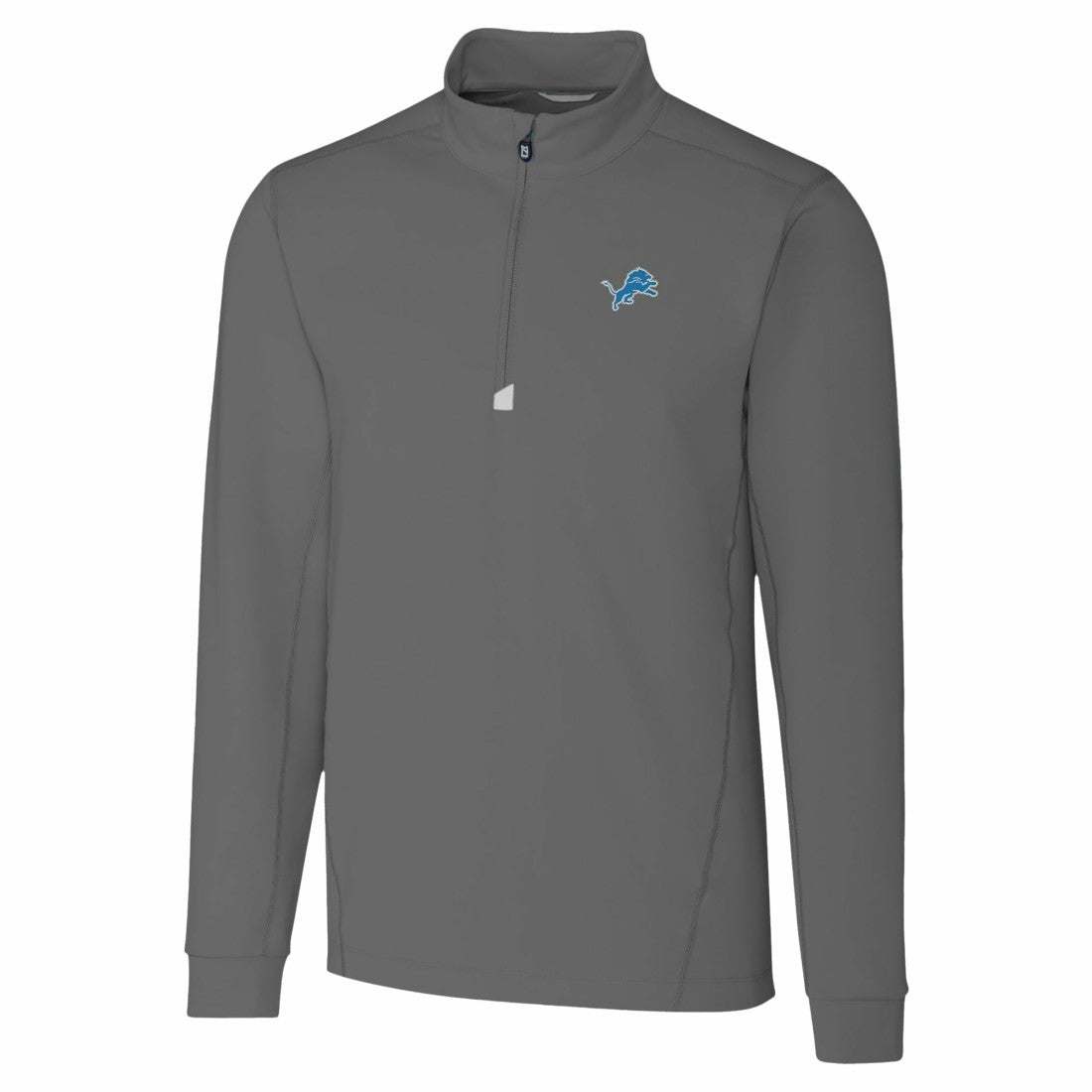 Detroit Lions Cutter & Buck Traverse Stretch Quarter-Zip Top - Gray outlet
