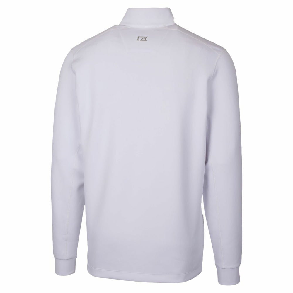 Detroit Lions Cutter & Buck Traverse Stretch Quarter-Zip Top - White discount