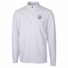 Pittsburgh Steelers Cutter & Buck Traverse Stretch Quarter-Zip Top - White online