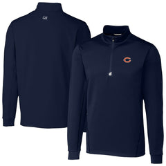 Chicago Bears Cutter & Buck Traverse Stretch Quarter-Zip Top - Navy outlet