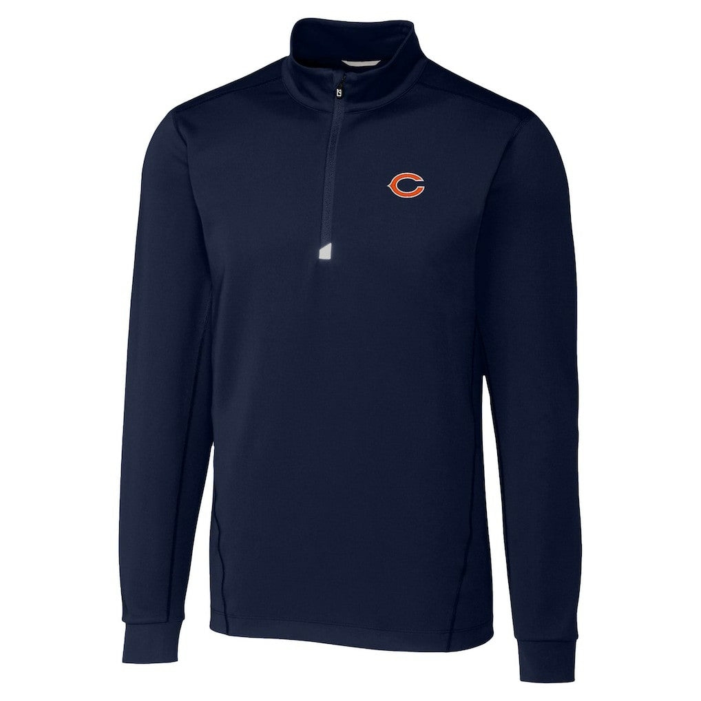 Chicago Bears Cutter & Buck Traverse Stretch Quarter-Zip Top - Navy outlet