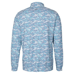 Seattle Seahawks Cutter & Buck Traverse Camo Print Stretch Quarter-Zip Top - Navy outlet