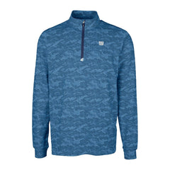 New York Giants Cutter & Buck Traverse Camo Print Stretch Quarter-Zip Top - Navy cheap