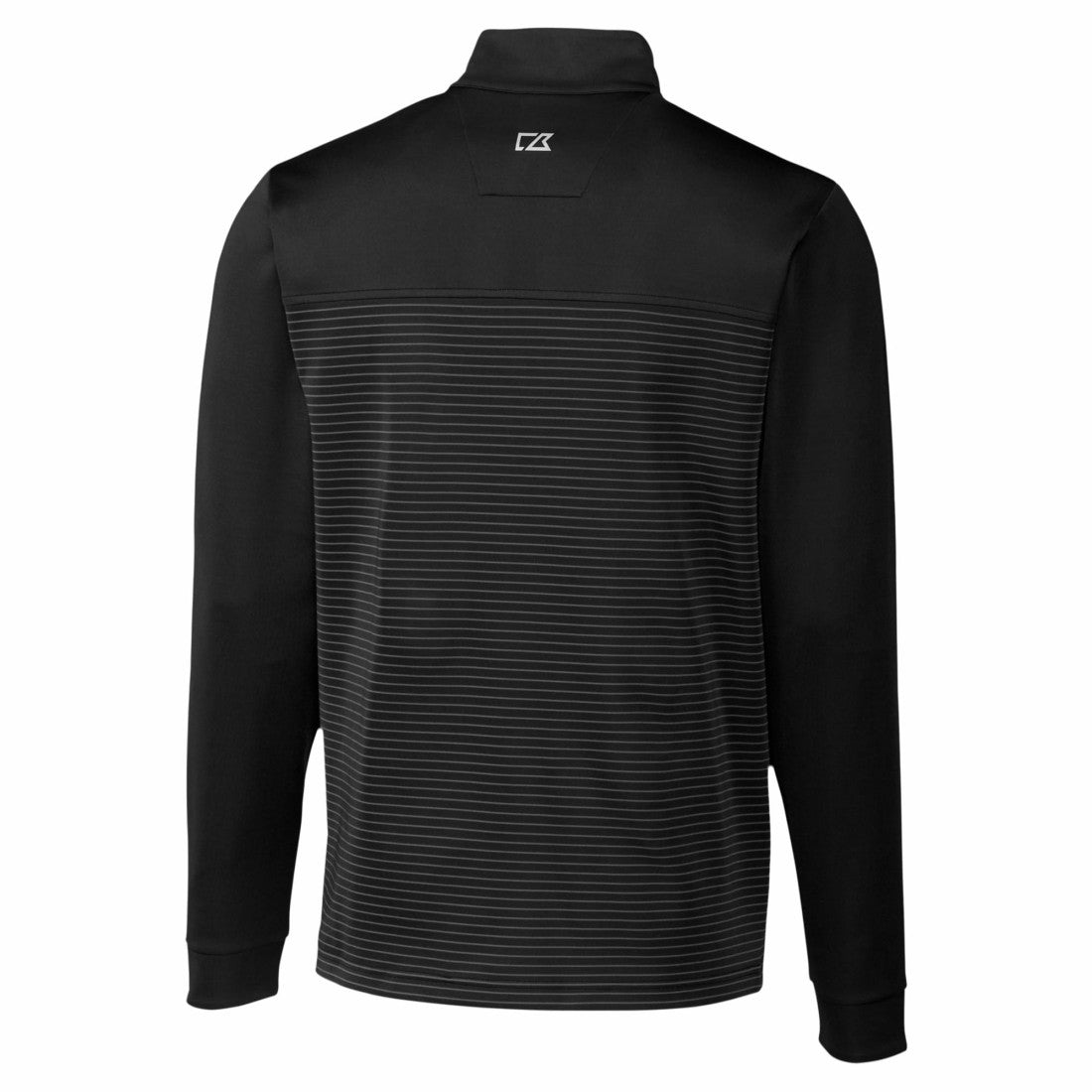 Detroit Lions Cutter & Buck Traverse Stripe Stretch DryTec Quarter-Zip Top - Black discount
