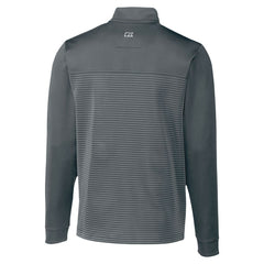 Minnesota Vikings Cutter & Buck Traverse Stripe Stretch DryTec Quarter-Zip Top - Gray for sale