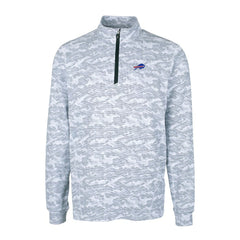 Buffalo Bills Cutter & Buck Big & Tall Traverse Eco Camo Tri-Blend DryTec Quarter-Zip Jacket - Charcoal outlet