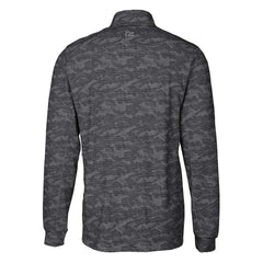 Baltimore Ravens Cutter & Buck Big & Tall Traverse Eco Camo Tri-Blend DryTec Quarter-Zip Jacket - Black for sale