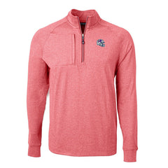 Buffalo Bills Cutter & Buck Big & Tall Adapt Eco Raglan Quarter-Zip Jacket - Heather Red outlet