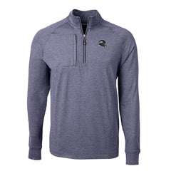 Seattle Seahawks Cutter & Buck Big & Tall Adapt Eco Raglan Quarter-Zip Jacket - Heather Navy outlet