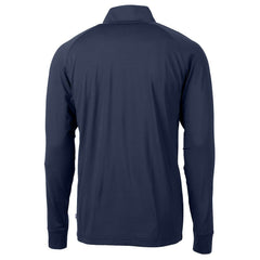 Buffalo Bills Cutter & Buck Big & Tall Adapt Eco DryTec Raglan Quarter-Zip Jacket - Navy cheap