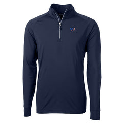 Washington Commanders Cutter & Buck Big & Tall Americana Adapt Eco DryTec Raglan Quarter-Zip Jacket - Navy for sale
