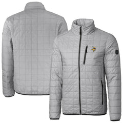 Minnesota Vikings Cutter & Buck Big & Tall Rainier PrimaLoft Eco Insulated Full-Zip Hoodie Puffer Jacket - Gray for sale