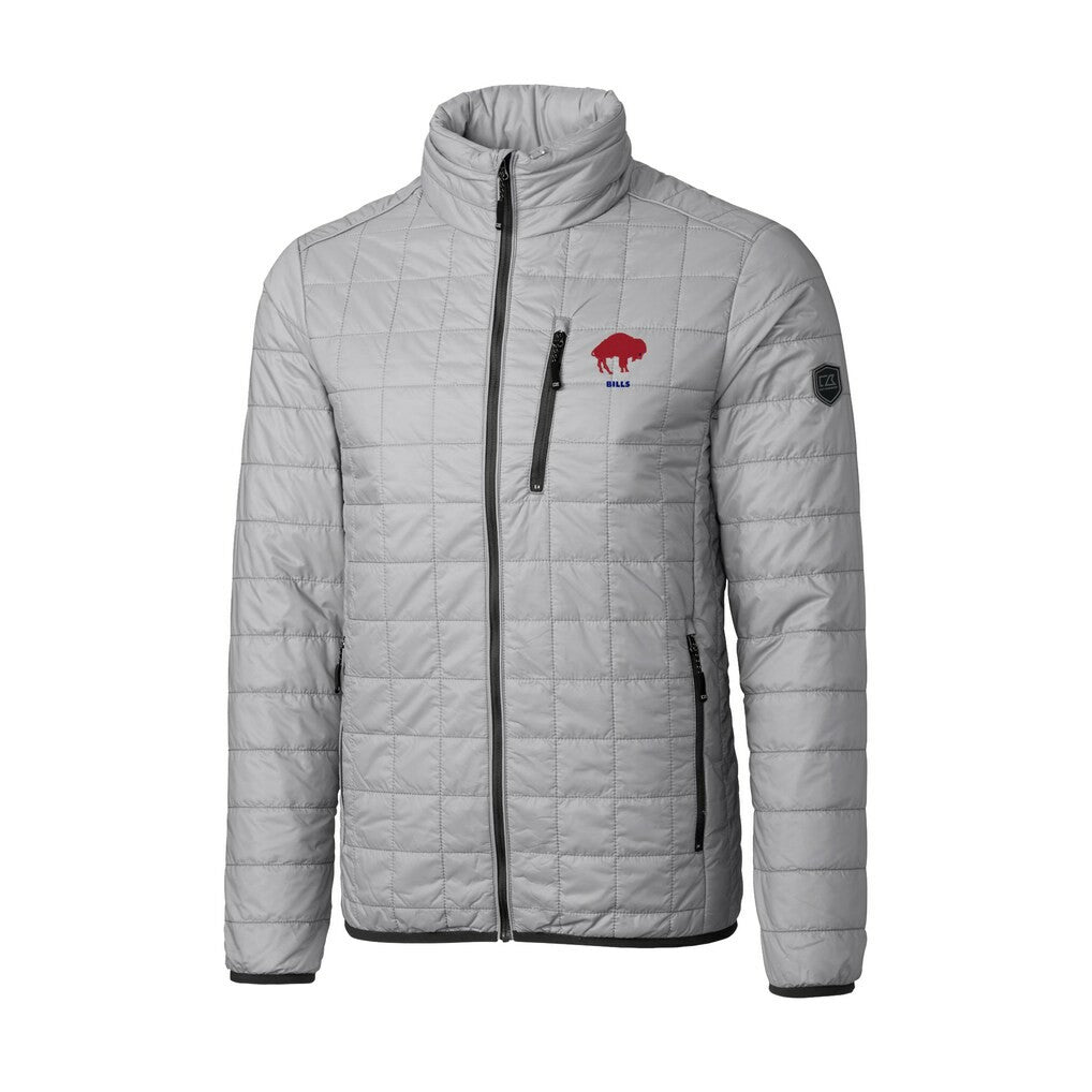 Buffalo Bills Cutter & Buck Big & Tall Rainier PrimaLoft Eco Insulated Full-Zip Puffer Jacket - Gray discount