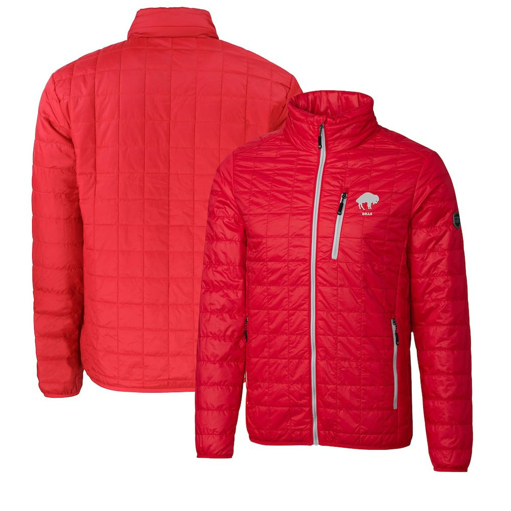 Buffalo Bills Cutter & Buck Big & Tall Rainier PrimaLoft Eco Insulated Full-Zip Puffer Jacket - Red sale