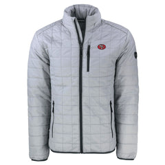 San Francisco 49ers Cutter & Buck Big & Tall Rainier PrimaLoft Eco Insulated Full-Zip Puffer Jacket - Gray for sale
