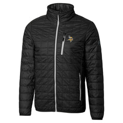 Minnesota Vikings Cutter & Buck Big & Tall Rainier PrimaLoft Eco Insulated Full-Zip Hoodie Puffer Jacket - Black online