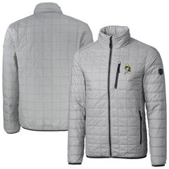 Green Bay Packers Cutter & Buck Big & Tall Rainier PrimaLoft Eco Insulated Full-Zip Puffer Jacket - Gray on sale