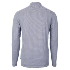 Seattle Seahawks Cutter & Buck Big & Tall Virtue Eco Pique Micro Stripe Tri-Blend Quarter-Zip Jacket - College Navy on sale