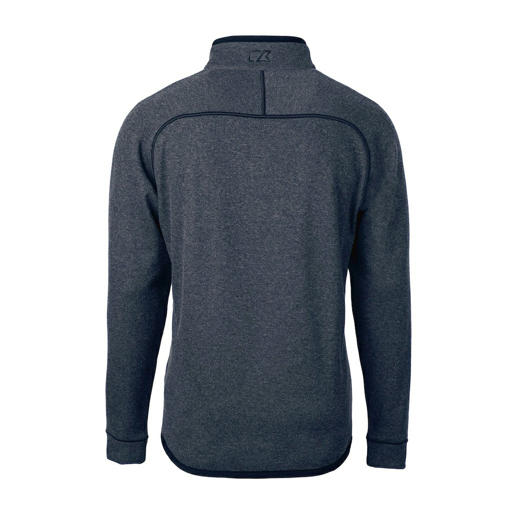Indianapolis Colts Cutter & Buck Big & Tall Mainsail Sweater-Knit Half-Zip Jacket - Heather Navy cheap