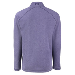 Baltimore Ravens Cutter & Buck Peshastin Eco Fleece Tri-Blend Raglan Recycled Quarter-Zip Jacket - Heather Purple discount