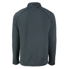 Carolina Panthers Cutter & Buck Peshastin Eco Fleece Tri-Blend Raglan Recycled Quarter-Zip Jacket - Heather Black for sale