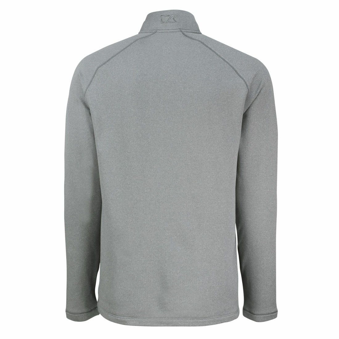 Denver Broncos Cutter & Buck Peshastin Eco Fleece Tri-Blend Raglan Recycled Quarter-Zip Jacket - Heather Gray discount