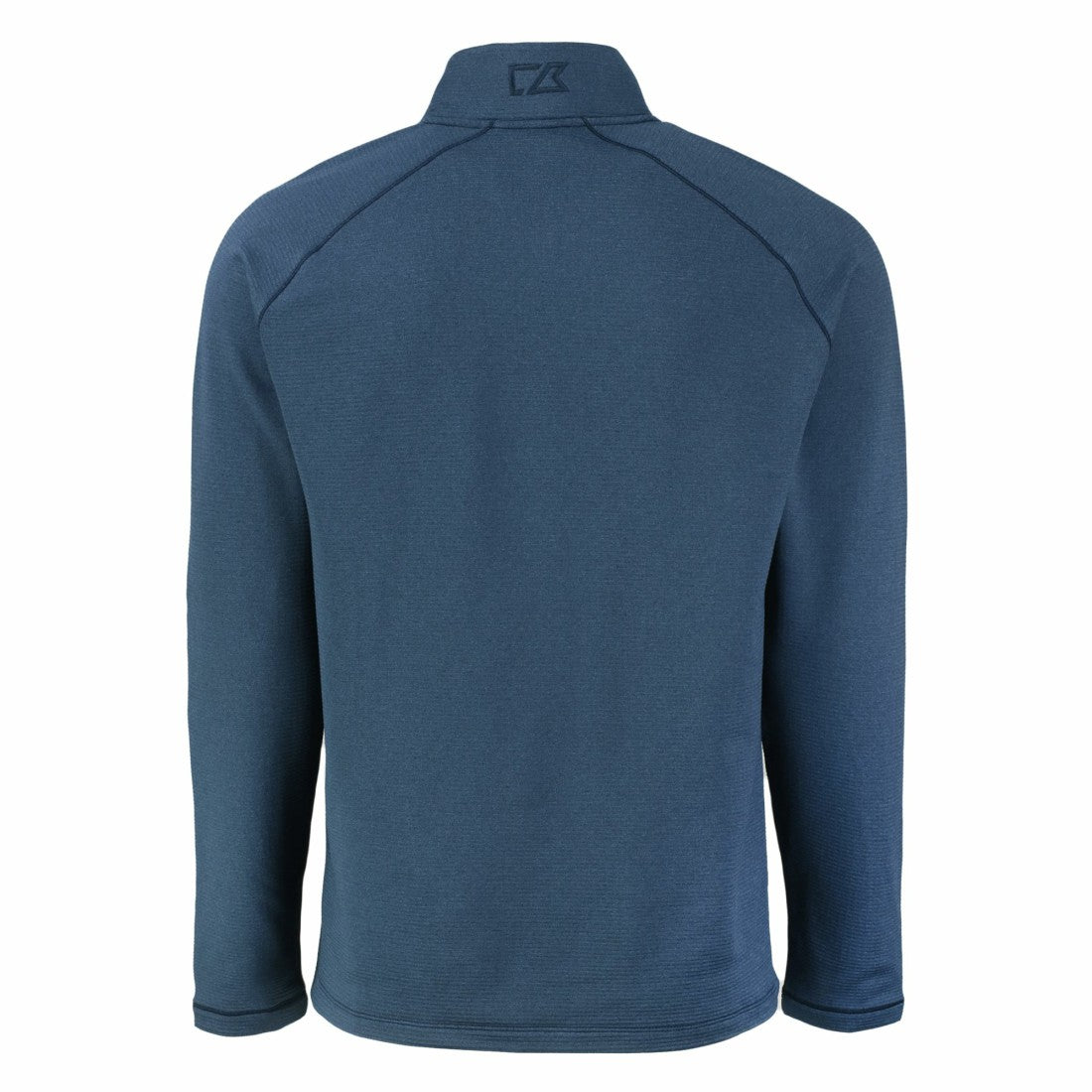 Denver Broncos Cutter & Buck Peshastin Eco Fleece Tri-Blend Raglan Recycled Quarter-Zip Jacket - Heather Navy cheap