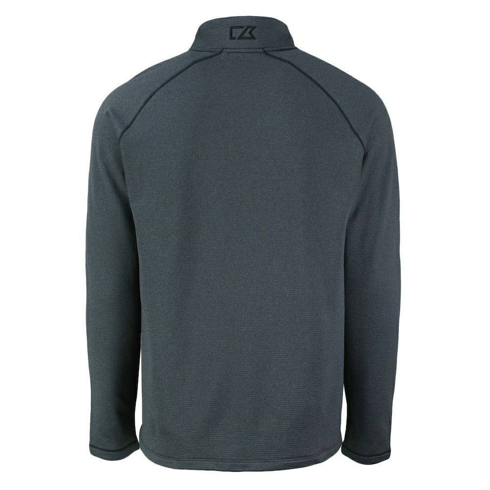 Cincinnati Bengals Cutter & Buck Peshastin Eco Fleece Tri-Blend Raglan Recycled Quarter-Zip Jacket - Heather Black online