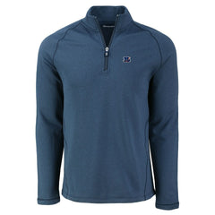Cincinnati Bengals Cutter & Buck Peshastin Eco Fleece Tri-Blend Raglan Recycled Quarter-Zip Jacket - Heather Navy outlet