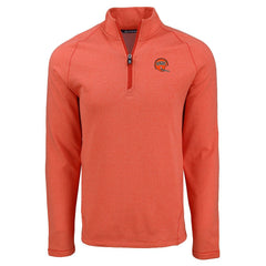 Cincinnati Bengals Cutter & Buck Peshastin Eco Fleece Tri-Blend Raglan Recycled Quarter-Zip Jacket - Heather Orange discount