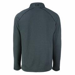 Detroit Lions Cutter & Buck Peshastin Eco Fleece Tri-Blend Raglan Recycled Quarter-Zip Jacket - Heather Black cheap
