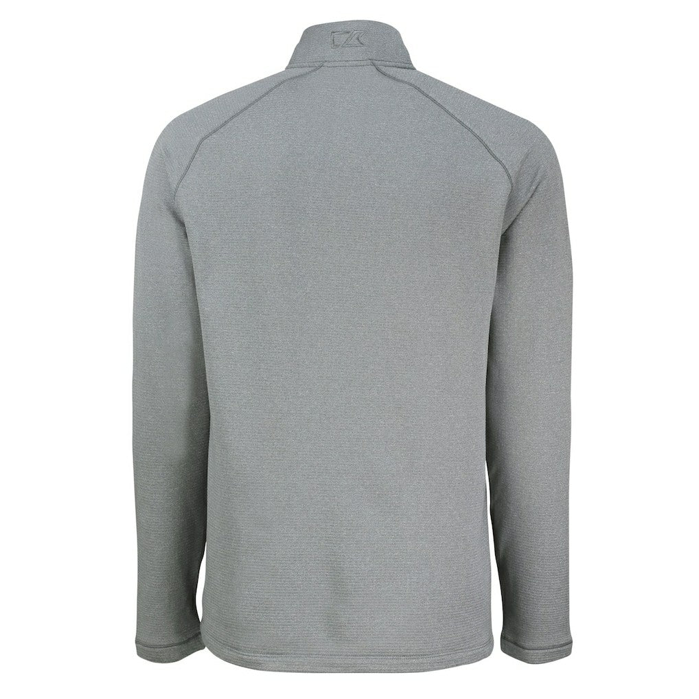 Pittsburgh Steelers Cutter & Buck Peshastin Eco Fleece Tri-Blend Raglan Recycled Quarter-Zip Jacket - Heather Gray cheap