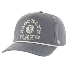 47 Brooklyn Nets Canyon Ranchero Hitch Adjustable Hat - Charcoal sale