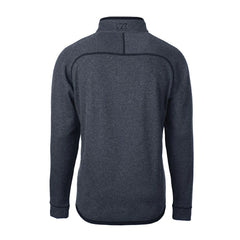 New York Giants Cutter & Buck Big & Tall Mainsail Sweater-Knit Raglan Half-Zip Jacket - Heather Navy cheap