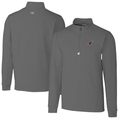 Arizona Cardinals Cutter & Buck Big & Tall Traverse Stretch Quarter-Zip Top - Gray for sale