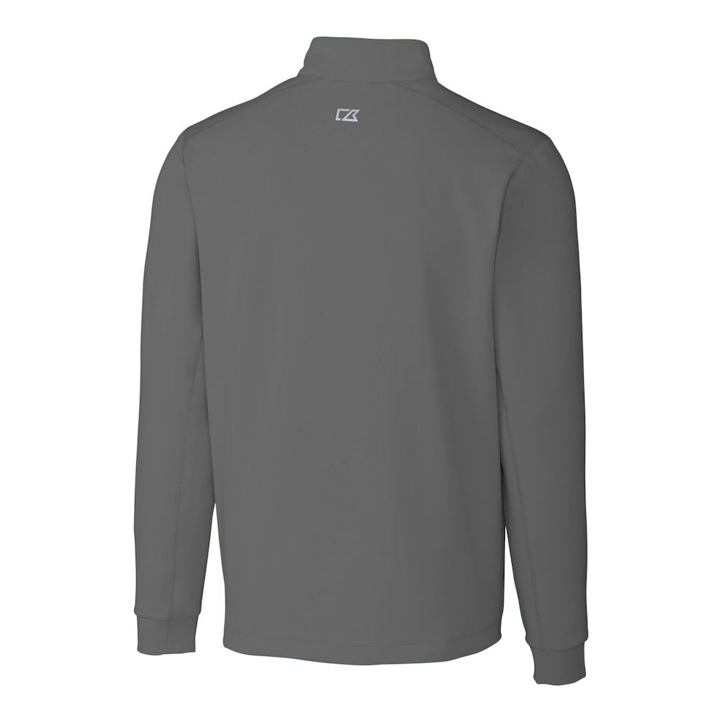Las Vegas Raiders Cutter & Buck Big & Tall Traverse Stretch Quarter-Zip Top - Gray sale
