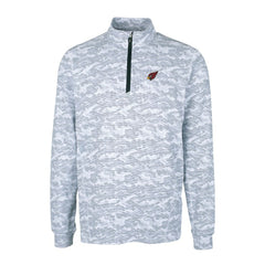 Arizona Cardinals Cutter & Buck Big & Tall Traverse Eco Camo Tri-Blend DryTec Quarter-Zip Jacket - Charcoal for sale