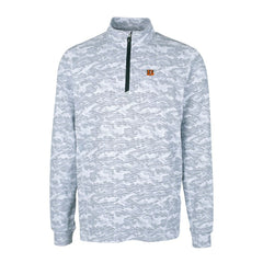 Cincinnati Bengals Cutter & Buck Big & Tall Traverse Eco Camo Tri-Blend DryTec Quarter-Zip Jacket - Charcoal discount