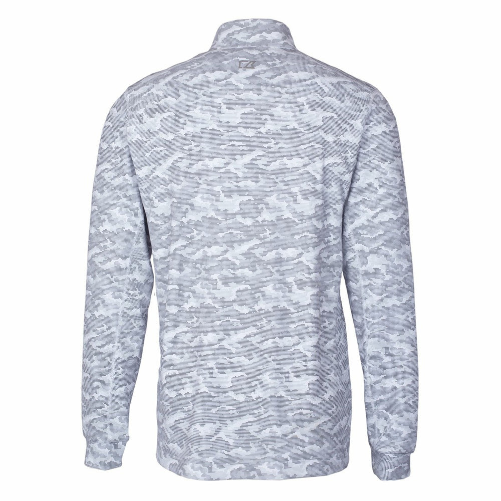 Tampa Bay Buccaneers Cutter & Buck Big & Tall Traverse Eco Camo Tri-Blend DryTec Quarter-Zip Jacket - Charcoal discount