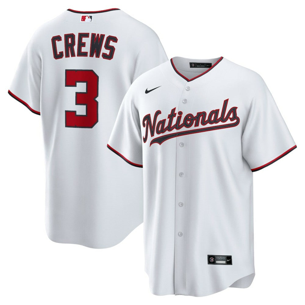 Dylan Crews Washington Nationals Home Replica Jersey White