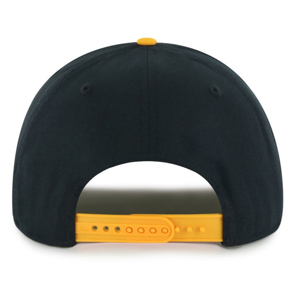 Boston Bruins '47 Dropshadow Rope Hitch Adjustable Hat - Black/Gold Hats
