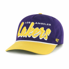 Los Angeles Lakers '47 Dropshadow Rope Hitch Adjustable Hat - Purple/Gold outlet