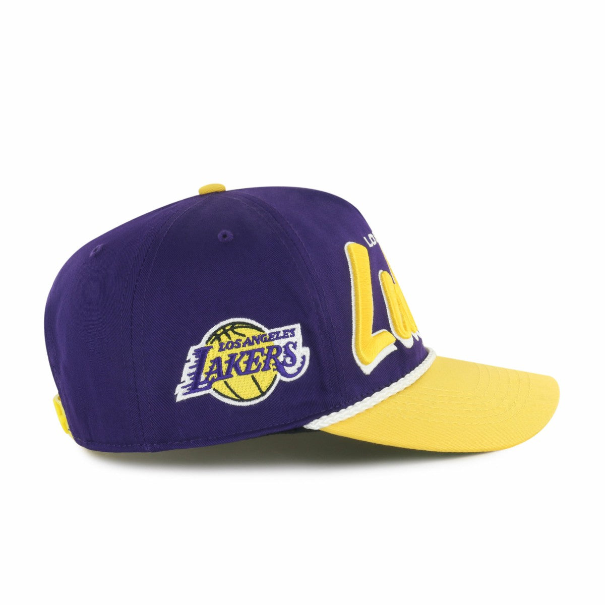 Los Angeles Lakers '47 Dropshadow Rope Hitch Adjustable Hat - Purple/Gold outlet