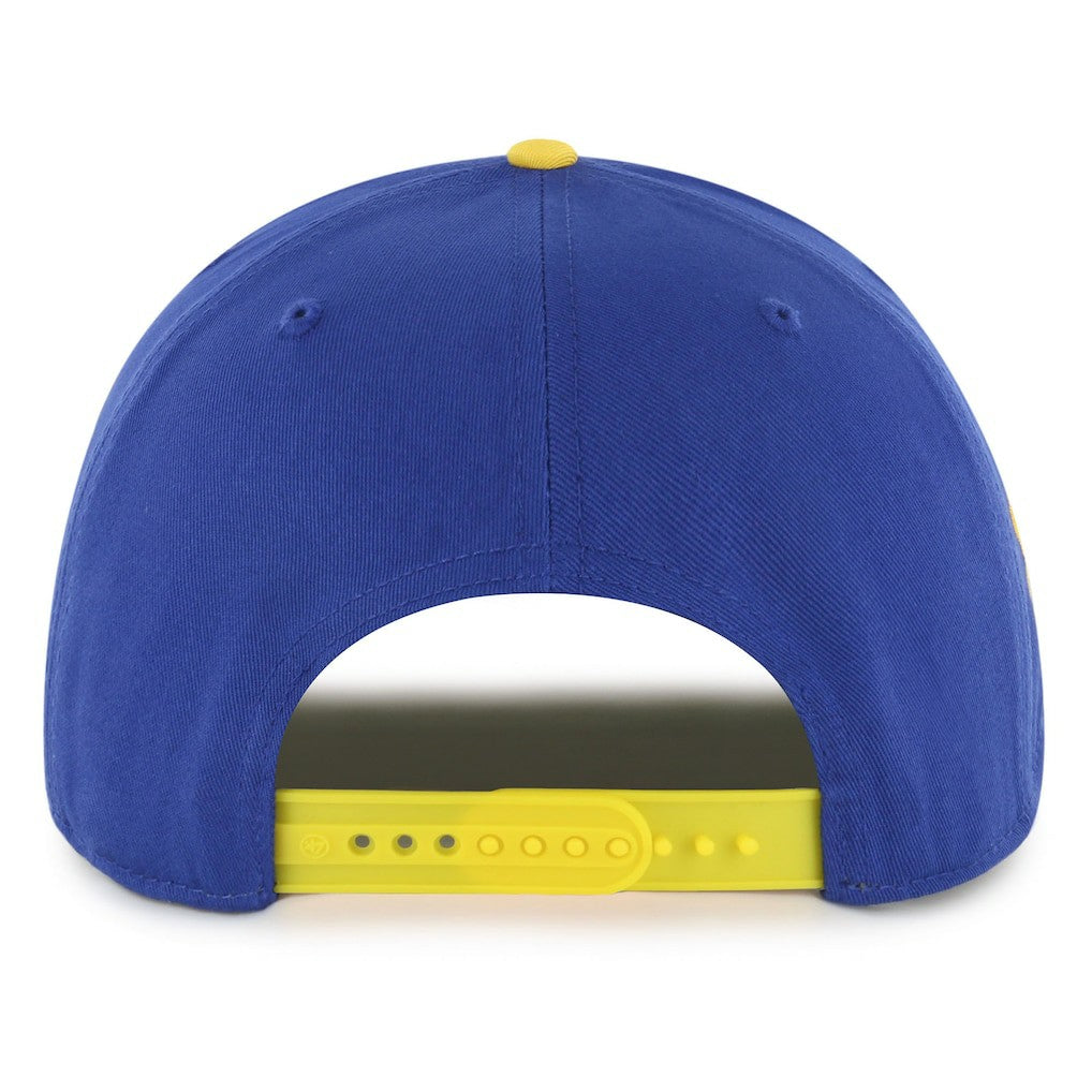Golden State Warriors '47 Dropshadow Rope Hitch Adjustable Hat sale - Royal/Gold on sale