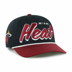 Miami Heat '47 Dropshadow Rope Hitch Adjustable Hat - Black/Red shop