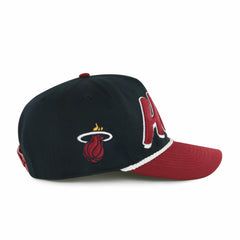 Miami Heat '47 Dropshadow Rope Hitch Adjustable Hat - Black/Red shop