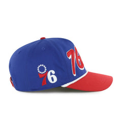 Philadelphia 76ers '47 Dropshadow Rope Hitch Adjustable Hat - Royal/Red online