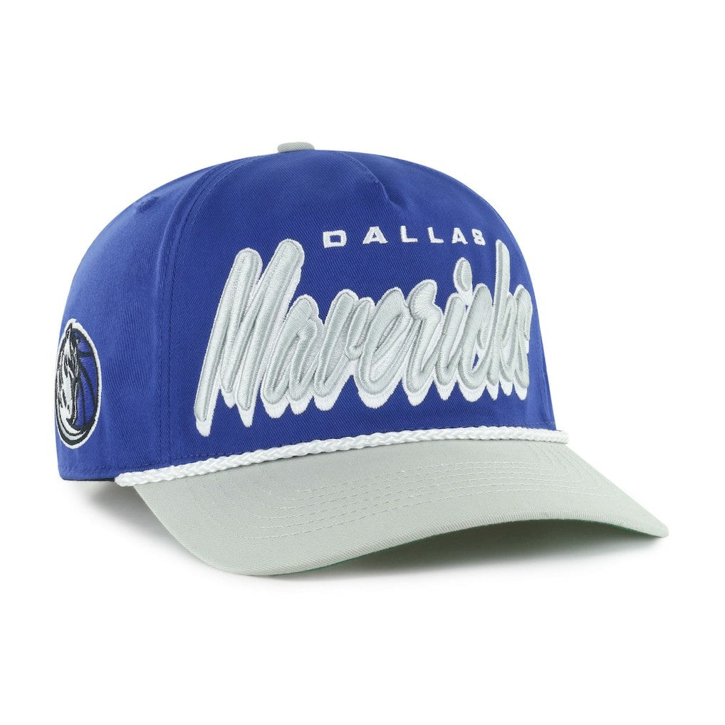 Dallas Mavericks '47 Dropshadow Rope Hitch Adjustable Hat sale - Blue/Gray cheap
