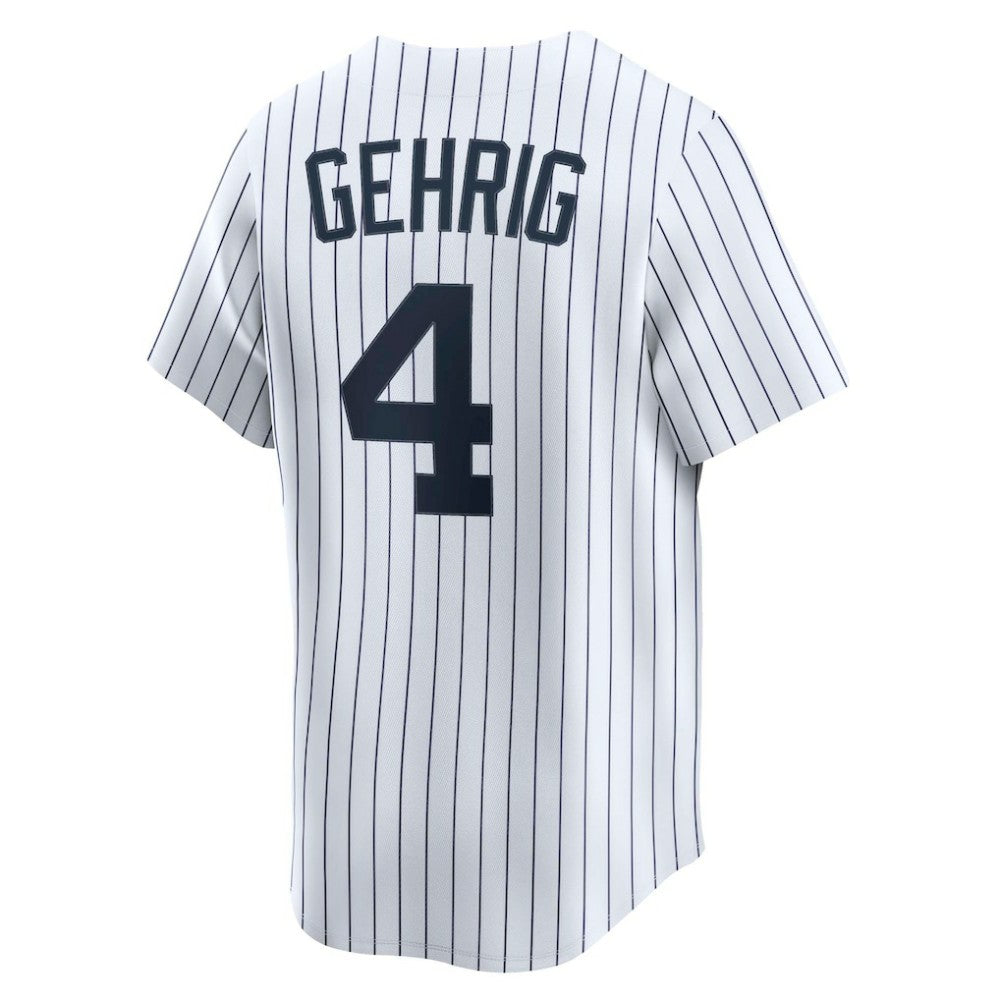 Lou Gehrig New York Yankees Throwback Cooperstown Collection Limited Jersey White