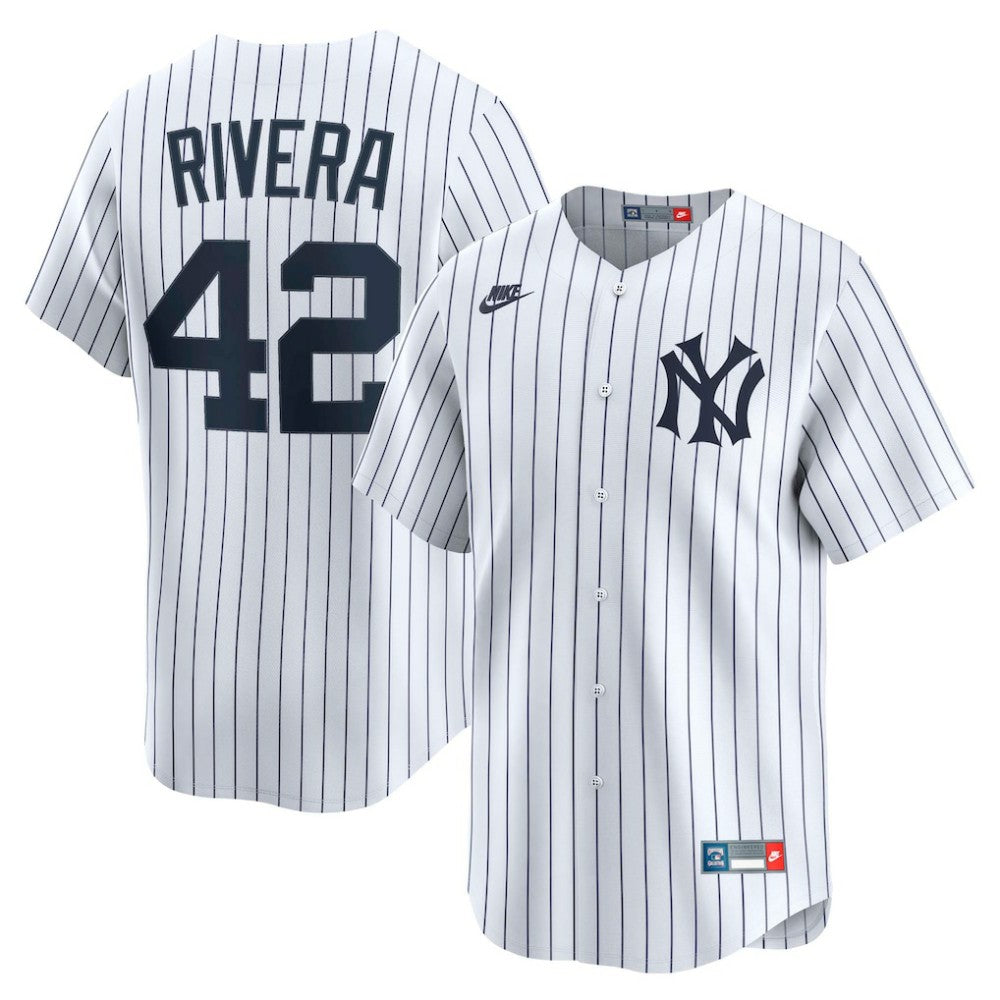 Mariano Rivera New York Yankees Throwback Cooperstown Collection Limited Jersey White